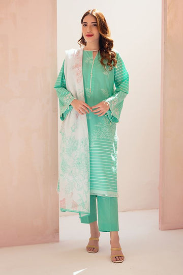 Zellbury Mint Green Eid Lawn 2022 Online Shopping